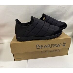 Bearpaw Harry Men's Slip Ons Casual Shoes Black Size 8 M New in Box *